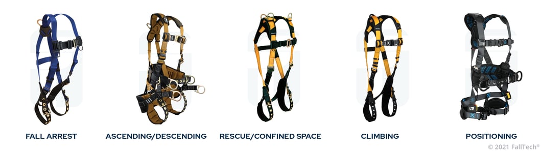 Types of harnesses